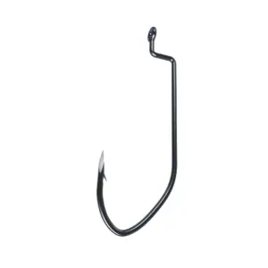 ANZUELO EAGLE CLAW TROKAR PRO-V WORM HOOK PLATINUM CHROME