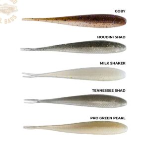 VINILO YUM FORWARD FACING SONAR MINNOW - 3,4 y 5 INCHES