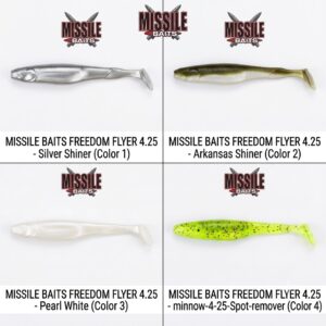 Vinilo Missile Baits Freedom Flyer 4.25