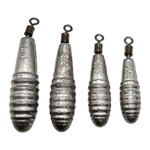 Plomos de Pesca AGR Premium Free Rig – Plomo Anillado con Anilla para Montaje Free Rig