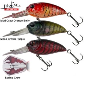 Crankbait Molix Sculpo DR Silent 55 mm – Señuelo Silencioso de Profundidad para Black Bass