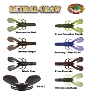 Vinilo de Pesca AGR Lethal Craw (8 uds/blister)