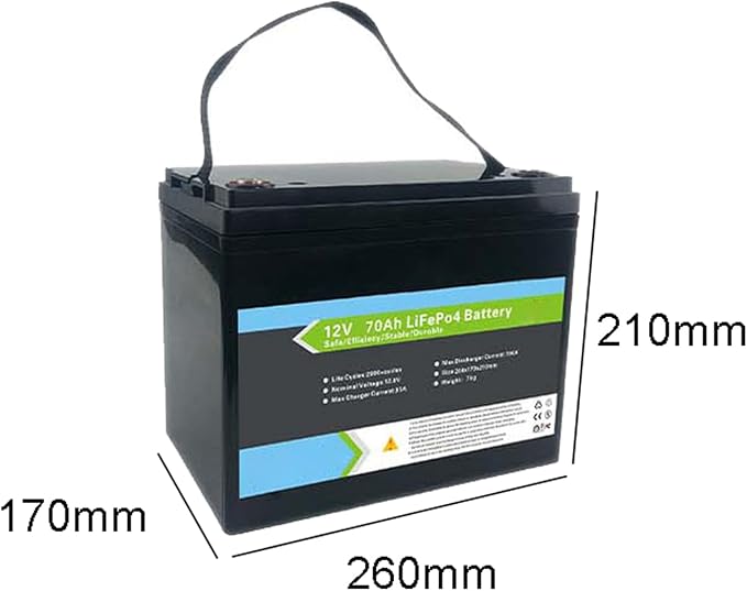 Batería de Litio 3LI Lifepo4 12V 70Ah - Imagen 5
