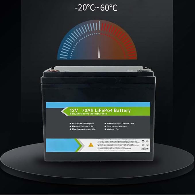 Batería de Litio 3LI Lifepo4 12V 70Ah - Imagen 2