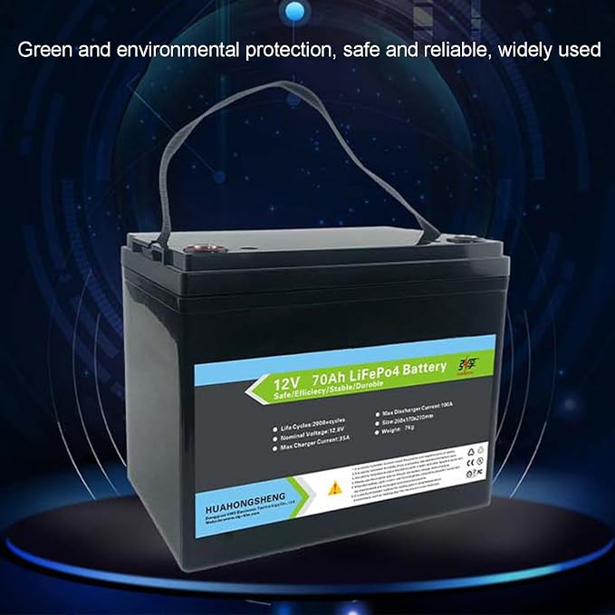 Batería de Litio 3LI Lifepo4 12V 70Ah